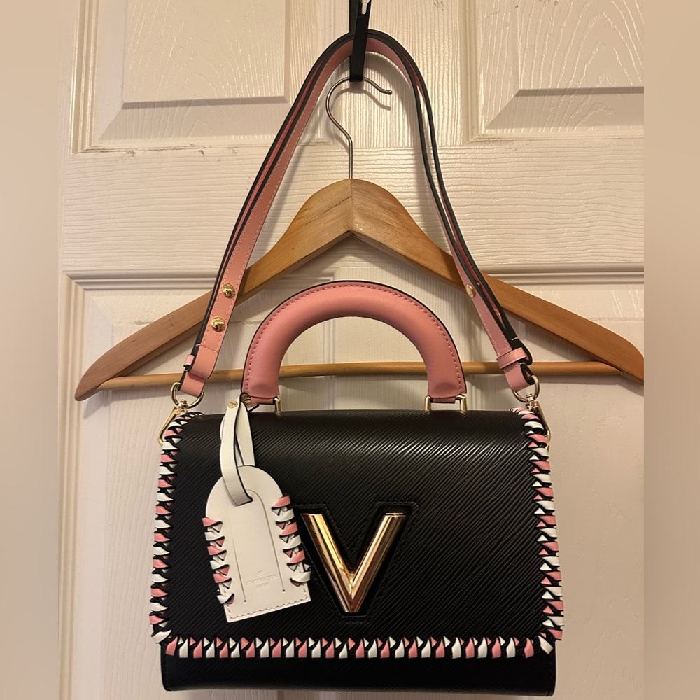 Black and Pink Designer Handbag